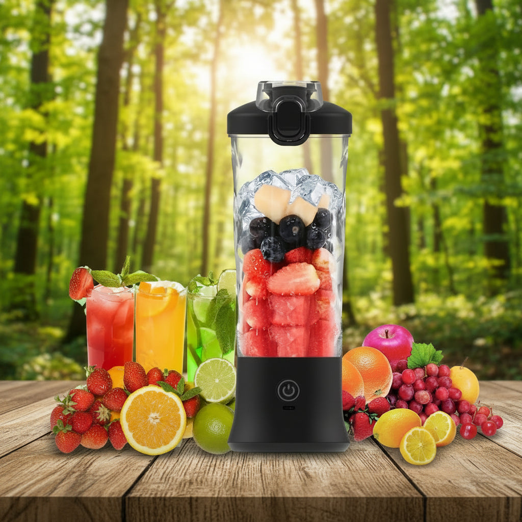 Portable Blender Bottle - USB-C Gym & Travel Smoothie Maker